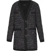 Dreimaster Blazer Frauen Lila Mehrfarbig
