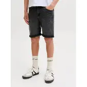 Jack & jones Junior Shorts "JJIRICK bequem mit mittlerer Taille für Jungen" unifarben, modisch, regular fit, Web