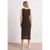Street One Midikleid Ohne Taschen mit V-Neck aus Spitze