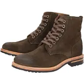 Sioux Stiefelette "Tils bootie 003", Herren, Gr. 40 (UK 6 1/2), grün, Obermaterial: 100% Kalbsveloursleder CAVL. 100% Gummi rubber., Schuhe Stiefelette