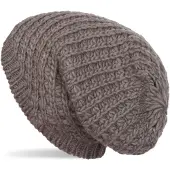 StyleBREAKER Strickmütze "Grobstrick Beanie Mütze" 1 Stk.