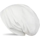 StyleBREAKER Beanie "Beanie mit All Over Glitzer", Herren, weiß, Obermaterial: 100% Viskose CV., Modisch, Mützen Beanie
