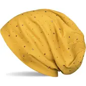 StyleBREAKER Beanie "Beanie mit Strass Nieten Applikation" 1 Stk.