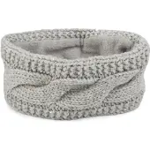 StyleBREAKER Stirnband "Grobstrick Stirnband mit Pailletten" 1 Stk.