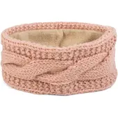 StyleBREAKER Stirnband "Grobstrick Stirnband mit Pailletten" 1 Stk.