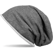 StyleBREAKER Beanie "Beanie mit Strass Nieten" 1 Stk.