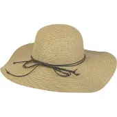 StyleBREAKER Sonnenhut "Floppy Sonnenhut mit schmalem Zierband und Schleife" 1 Stk.