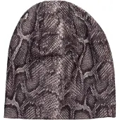 StyleBREAKER Beanie "Beanie Mütze Glitzer Schlangen Muster" 1 Stk.