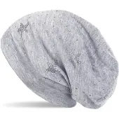 StyleBREAKER Beanie "Beanie mit Strass Sterne" 1 Stk.