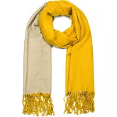 StyleBREAKER Schal "2-Farbiger Schal mit Fransen" 1 Stk.