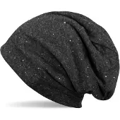 StyleBREAKER Beanie "Beanie mit Strass Nieten Applikation" 1 Stk.