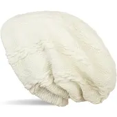 StyleBREAKER Strickmütze "Feinstrick Beanie mit Zopfmuster und Fleece" 1 Stk.