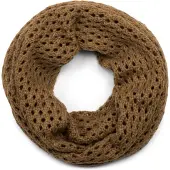 StyleBREAKER Strickschal "Strick Loop Schal mit Loch Muster" 1 Stk.