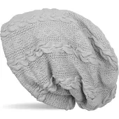 StyleBREAKER Strickmütze "Feinstrick Beanie mit Zopfmuster und Fleece" 1 Stk.