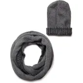 StyleBREAKER "Strick Loop und Beanie Set" 2 Stk.