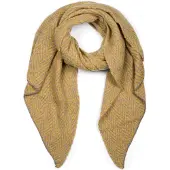 StyleBREAKER XXL-Schal "Asymmetrischer Zacken Muster Web Schal" 1 Stk.