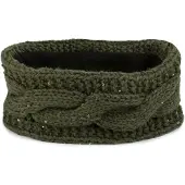 StyleBREAKER Stirnband "Grobstrick Stirnband mit Pailletten" 1 Stk.