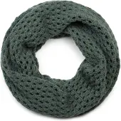 StyleBREAKER Strickschal "Strick Loop Schal mit Loch Muster" 1 Stk.