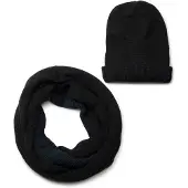 StyleBREAKER "Strick Loop und Beanie Set" 2 Stk.