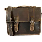 Alpenleder Kameratasche Reporter old havanna