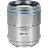 Sirui Sniper 75mm F1.2 APSC für Fujifilm X-Mount silber 781435