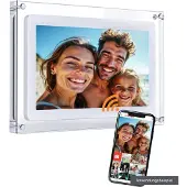 Pora&co Digitaler Fotorahmen 10-Zoll-Acryl