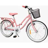 Pinepeak Star Kinderfahrrad 20 Zoll, Rosa