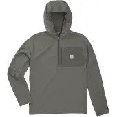 Carhartt Pullover Herren Force Ironwood Relaxed Half Zip Hoodie Dusty Olive-M