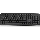 Ewent EW3109, Volle Größe (100%), Kabelgebunden, USB, QWERTY, Schwarz