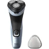 Philips Shaver 3000X Series X3053/00 Elektrischer Nass- und Trockenrasierer, Rotationstrasierer, Blau, PowerCut blade system, Replace every 2 yrs with SH30, 2 Jahr(e), Akku