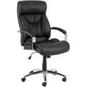 Ebuy24 Benson Bürostuhl PolyurethanKunstleder schwarz.