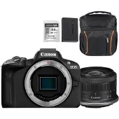 Canon EOS R50 Schwarz + RF-S 18-45 Holiday Kit