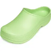 Ladeheid Gartenclogs für Damen Ultraleicht EVA Gartenschuhe LA-CA-ComoWoman (Pistazie, 40)