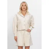 Amaya Amsterdam Damen Jacken Salia Jacket - Creme - Größe XL