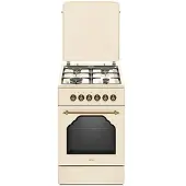 MPM -56-krm-14 Gas-/Elektroherd de Creme