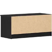 vidaXL TV-Schränk 80 x 35 x 36,5 cm Schwarz Eichen-Optik Holzwerkstoff