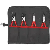 Knipex 00 19 56 Sicherungsringzangen-Set 4-teilig mit 4411J2/J21 4611A2/A21