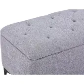 Vente-unique Sitzbank Sabilo Grau 120 cm
