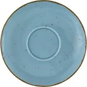 Lubiana Untertasse, Serie Aida, türkis, braun gesprenkelt, Ø 160 mm