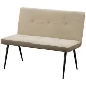 HTI 2-Sitzer Bank Taupe Joschka