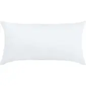 TRAUMSCHLAF Uni Feinbiber Kissenbezug Kissenbezug einzeln 65x100 cm | weiss - weiß