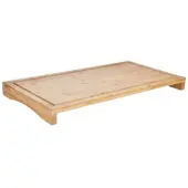 Gravidus XL Schneidebrett Abdeckplatte Küchenbrett - Holz Brett Bambus Platte
