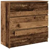 vidaXL Sideboard Altholz-Optik 80x35x76 cm Holzwerkstoff