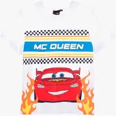 Disney Cars T-Shirt, Weiß, 116-122