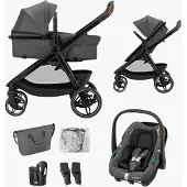 Maxi-Cosi Zelia S Trio 2 3-in-1 Travelsystem, Dunkelgrau