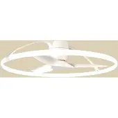 MANTRA Nepal Deckenventilator mit Beleuchtung-Weiß -Weiß-mit Tunable White (2700K - 5000K)
