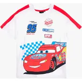 Disney Cars T-Shirt, Weiß, 104-110