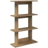 vidaXL Wandregal Wandhalterung Artisan-Eiche 56 x 20 x 90 cm