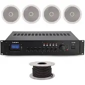 SubZero 6"-Zonen-Deckenlautsprechersystem (60 W/100 V)