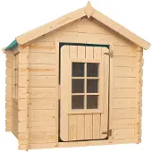 Timbela KINDERSPIELHAUS aus Holz - 111x113xH121 cm/0.9 m2 - M570Z-1